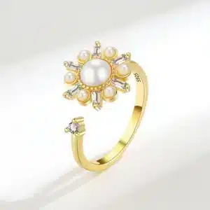 Bague femme anti stress royale 1