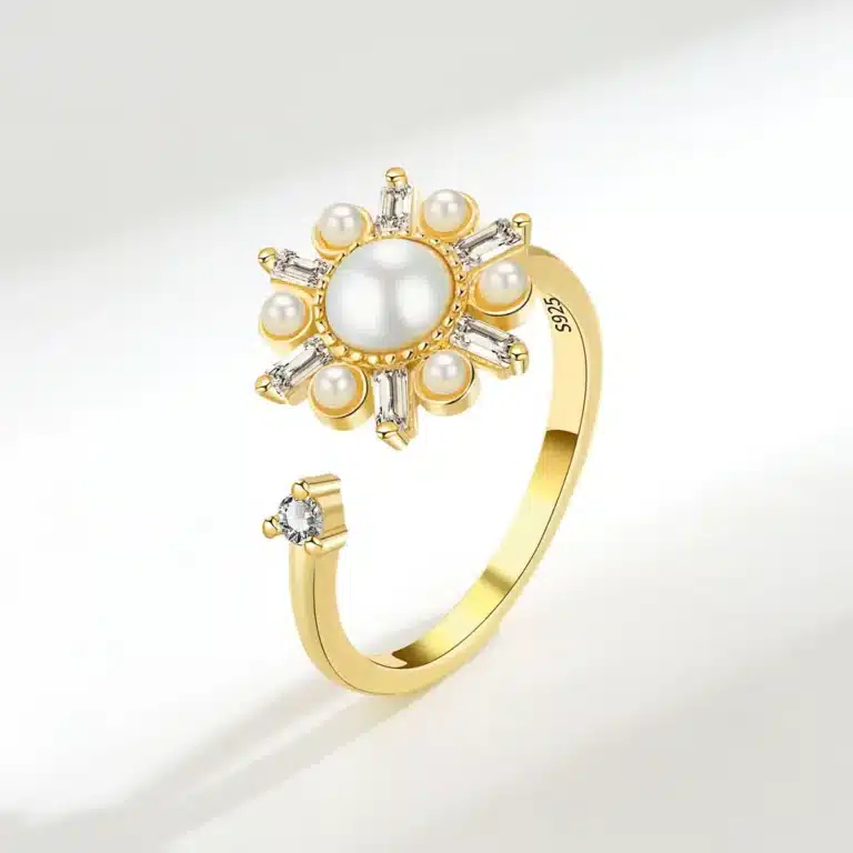Bague femme anti stress royale 1