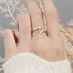 Bague dauphin femme ajustable 2