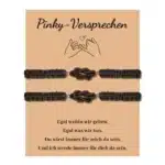 Bracelets couple promesse noeuds colorés 3
