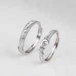 Bagues de couple ciel étoilé 1