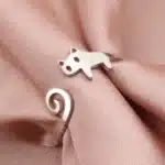 Bague chat mignon pour femme 1