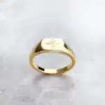 Bague chevalière vintage femme 3
