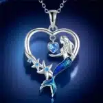 Collier femme coeur sirène 5