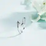 Bague dauphin femme ajustable 3