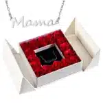 Coffret roses éternelles collier maman 2