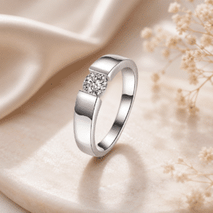 Bague de promesse femme pierre brillante