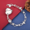 Bracelet femme médaillon cœur