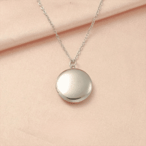 Collier femme rond personnalisé photo