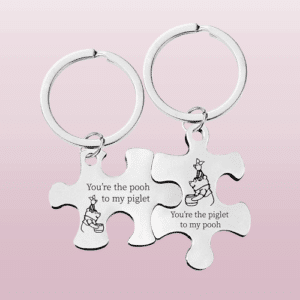 Porte-clés couple Winnie l'Ourson