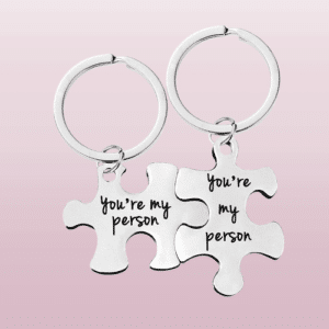 Porte-clés couple you're my person